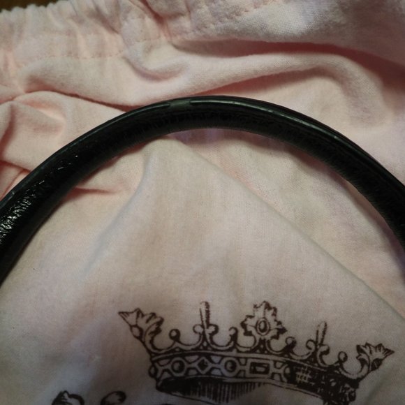 Juice Couture Black Patent Satchel - Picture 5 of 7